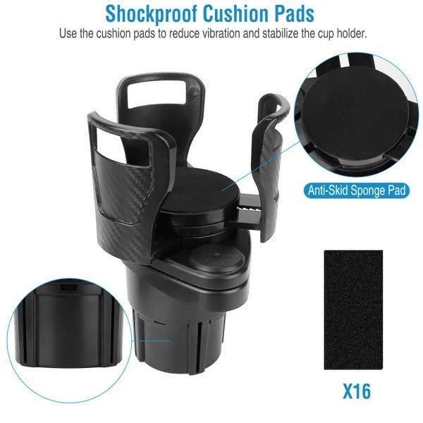 Dual Cup Holder Expander For Car