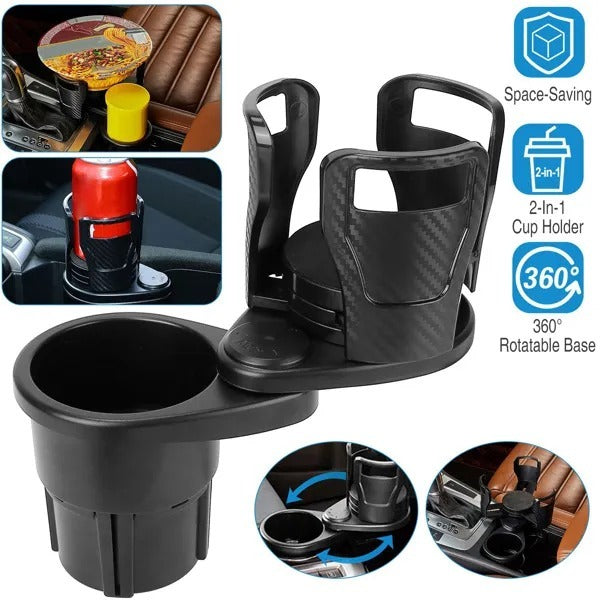 Dual Cup Holder Expander For Car